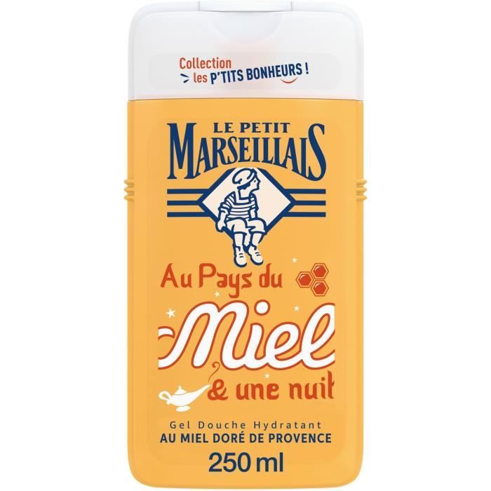 [Lot de 12] LE PETIT MARSEILLAIS Gel Douche Hydratant Au Miel de Provence - 250 ml
