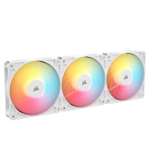 Pack de 3 Ventilateurs ARGB 120 mm CORSAIR RS120-R White