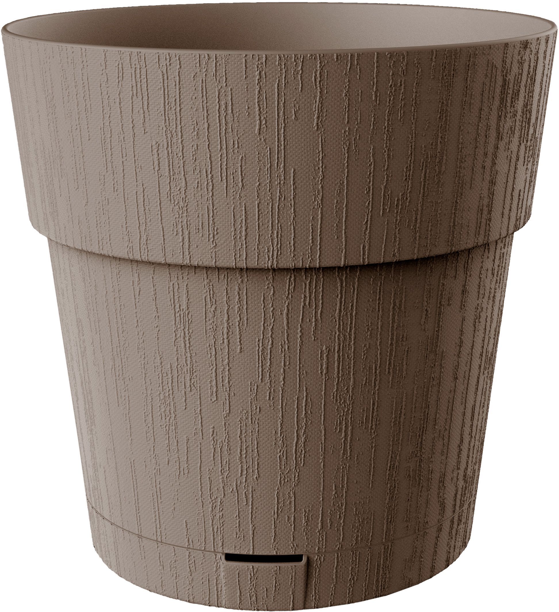 Pot de Fleur Ethica Taupe 2L avec Réserve d'Eau - 40 cm