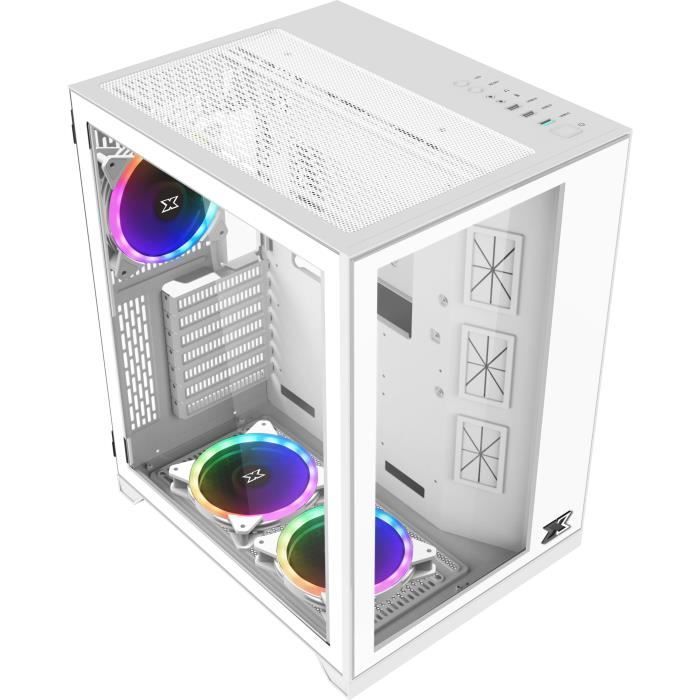 Boîtier PC - XIGMATEK - Aquarius S Arctic - Boitier sans alimentation - Moyen tour - Format ATX - Blanc ( EN46539 )
