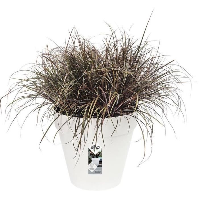 Image secondaire de ELHO Lot de 2 pots de fleur rond Loft Urban - 19 L - Ø 28.5 x H 26 cm - Noir