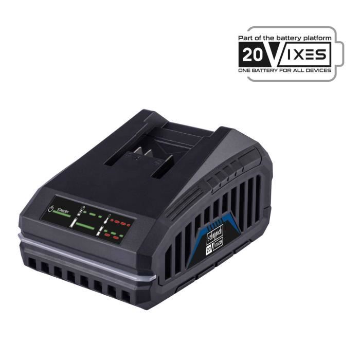 Caricabatterie - SCHEPPACH - 4,5 A - SBC4.5A - Carica le batterie agli ioni di litio della gamma Scheppach 20V IXES