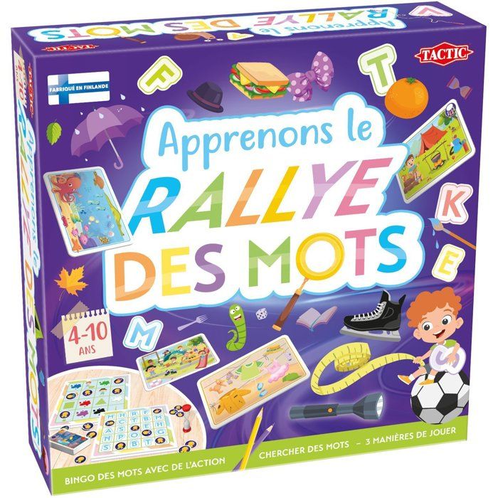 Apprenons le Rally des Mots - Jeu éducatif amusant pour enfants