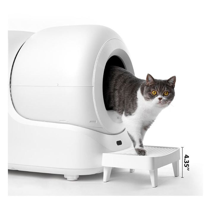 Image secondaire de Marche sur pieds PETKIT pour litière automatique - Blanc