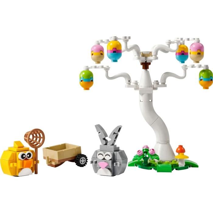 Image secondaire de Set de jeu LEGO Lapin de Pâques avec 2 animaux colorés