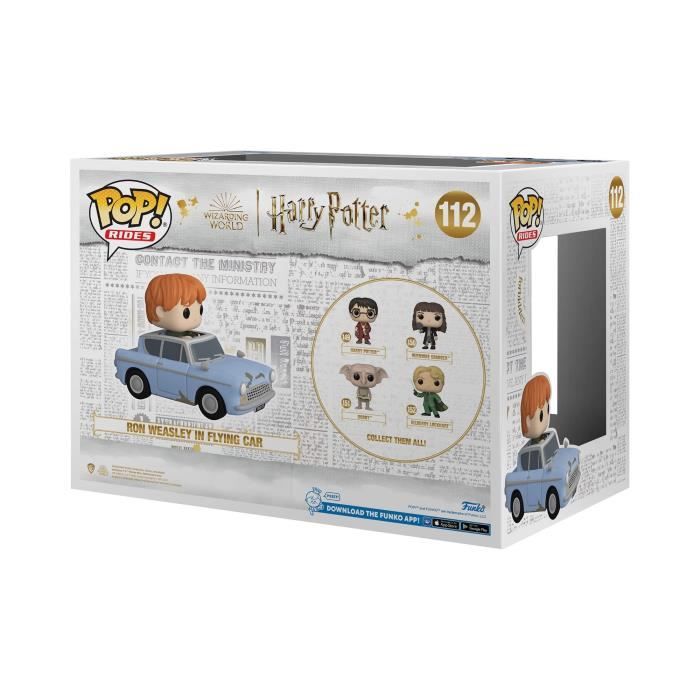 Figurine Funko Pop! Ride SUP DLX: HP CoS 20th- Ron w/Car