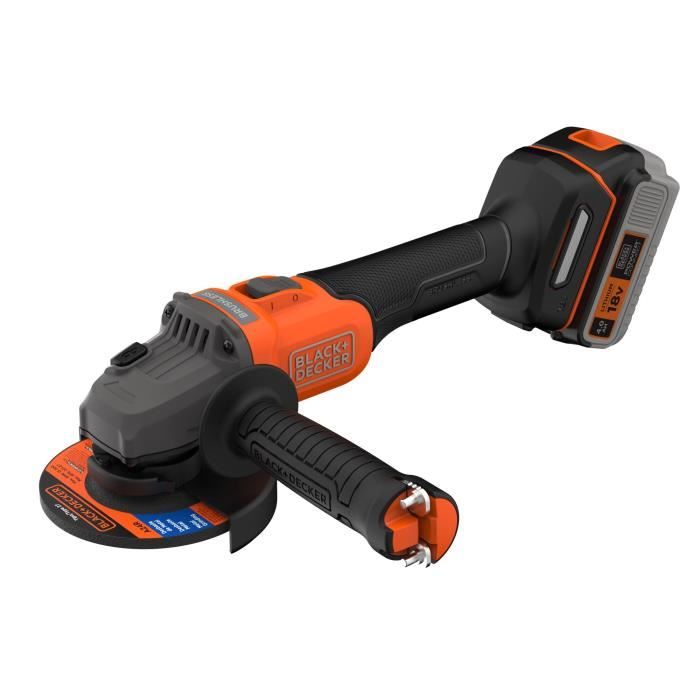 Image secondaire de Meuleuse sans fil 18V avec batterie 4Ah et chargeur - BLACK+DECKER