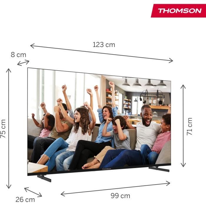 Image secondaire de Téléviseur LED Thomson 55 pouces 4K UHD avec Google TV