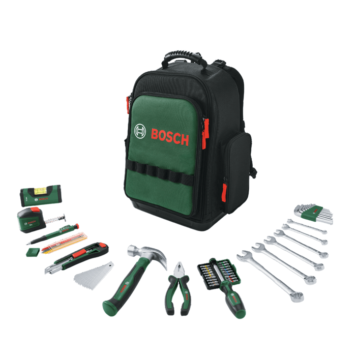 Set de Sac à Dos Outils 60 Pièces Bosch - Pratique et Durable