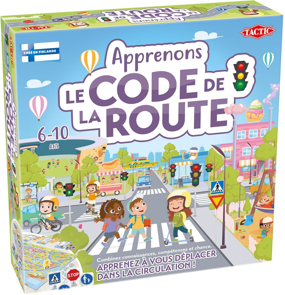 Apprenons le Code de la Route - Jeu éducatif pour 2 joueurs et plus