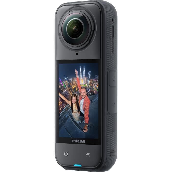 Telecamera sportiva a 360° - INSTA360 - X5 - 8K - Impermeabile - Migliorata in condizioni di scarsa illuminazione