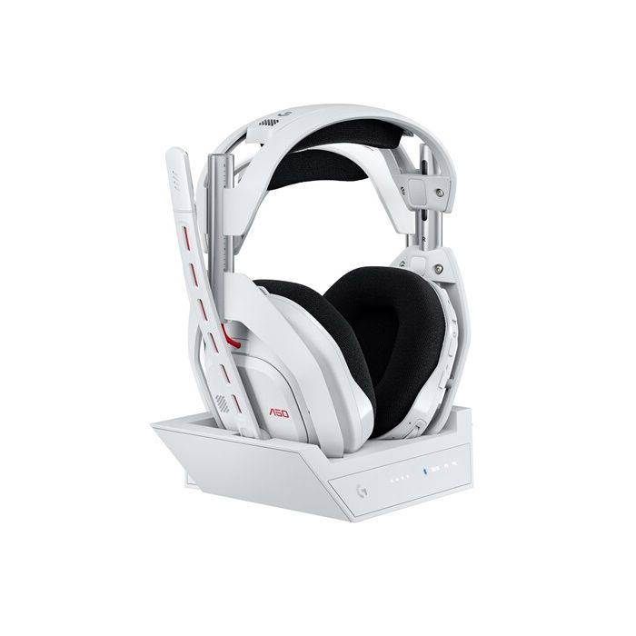 Cuffie da gioco - Wireless - Logitech G - Astro A50 Lightspeed Pro-G Graphene - Xbox, PS5, Switch, PC/Mac - Bianco
