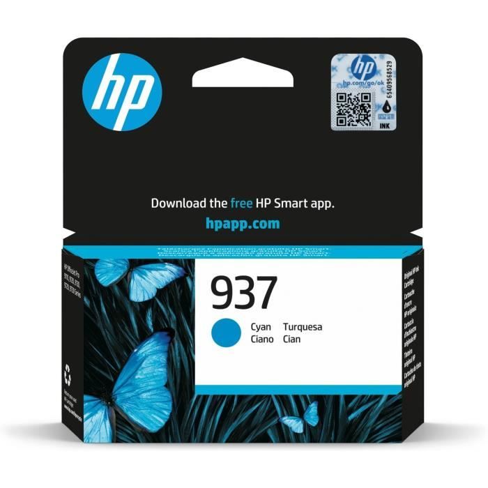 Cartuccia d'inchiostro ciano originale HP 937