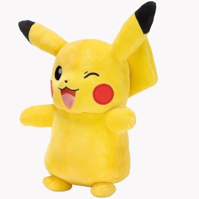 Peluche Pikachu BANDAI - Pokémon - 30 cm - PKW97730