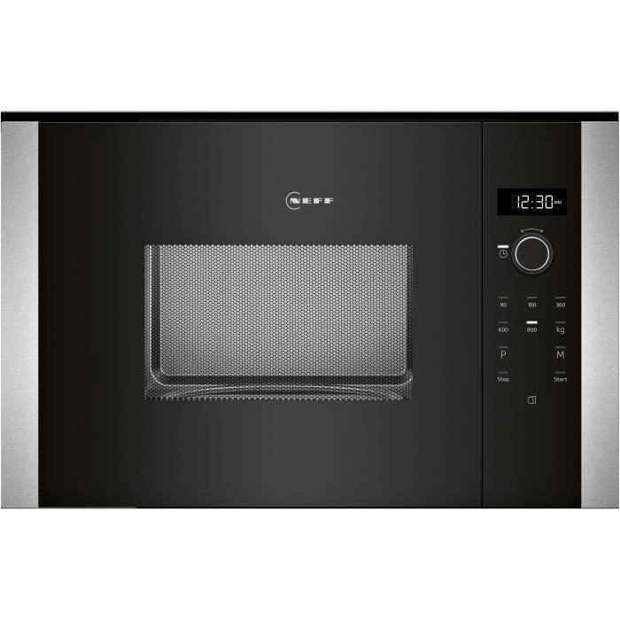 Micro-ondes simple encastrable - NEFF N50 - HLAWD23N1F - Inox - 20 L - 38,2 x 59,4 x 31,7 cm