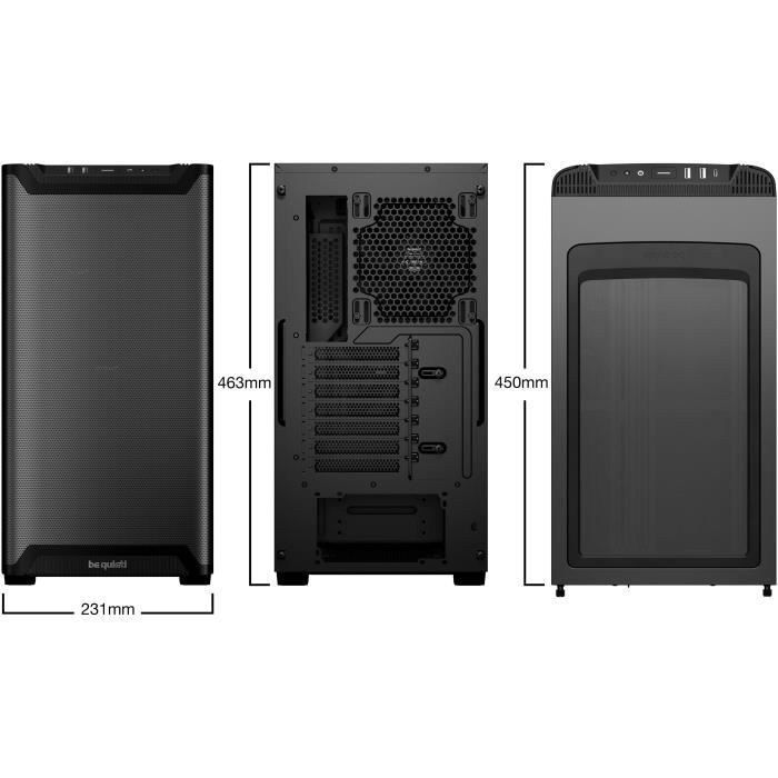 Image secondaire de Boîtier PC BE QUIET! Pure Base 501 Airflow Noir - Moyen Tour Mini-ITX