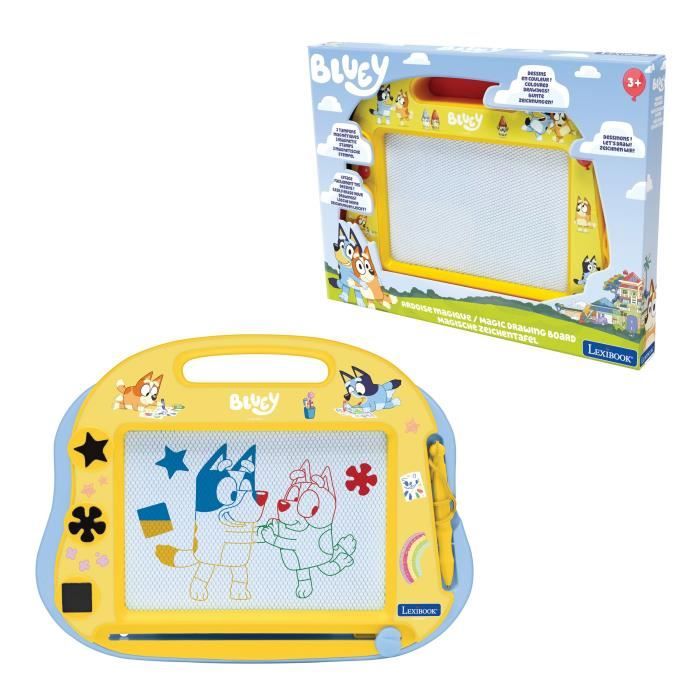 Lavagna magica A5 con accessori magnetici per disegnare a colori (Bluey)