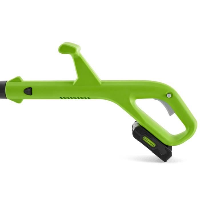 Greenworks Taille-bordure avec batterie 24 V 2Ah G24LT30 2101207UA