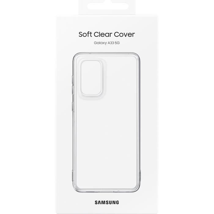 Coque pour Samsung G A33 5G souple Ultra fine Transparent