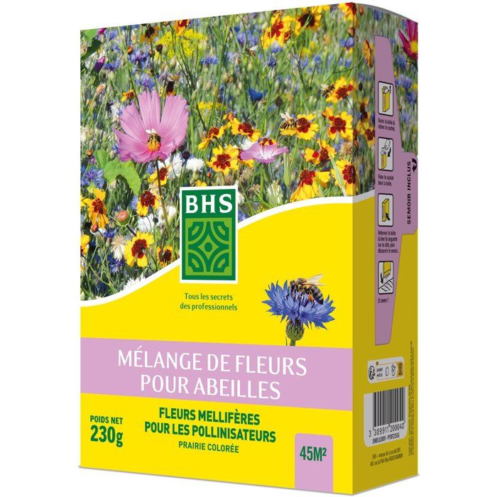 Mélange de Fleurs Annuelles pour Abeilles - 230 g - BHS