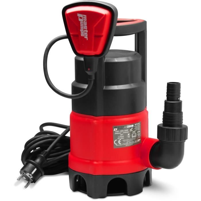 Vide-caves - ELEM - Pompe 550W - Hauteur max 7MCE - Débit max 10500l/h - Mode auto/manuel