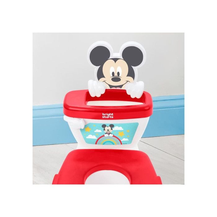 Image secondaire de DISNEY BABY - MICKEY- Mini toilette avec réducteur de lunette de toilette inclus, 2 en 1, MySize, Pot amovible facile a nettoyer