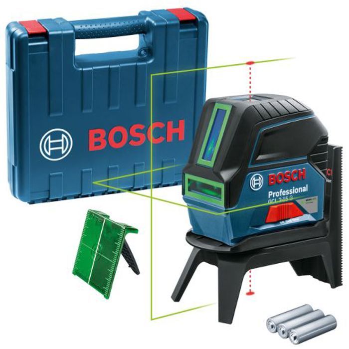 Laser point et ligne GCL 2-15 G en coffret standard - BOSCH - 0601066J00