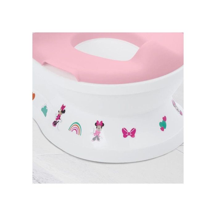 Image secondaire de DISNEY BABY - MINNIE- Mini toilette avec réducteur de lunette de toilette inclus, 2 en 1, MySize, Pot amovible facile a nettoyer