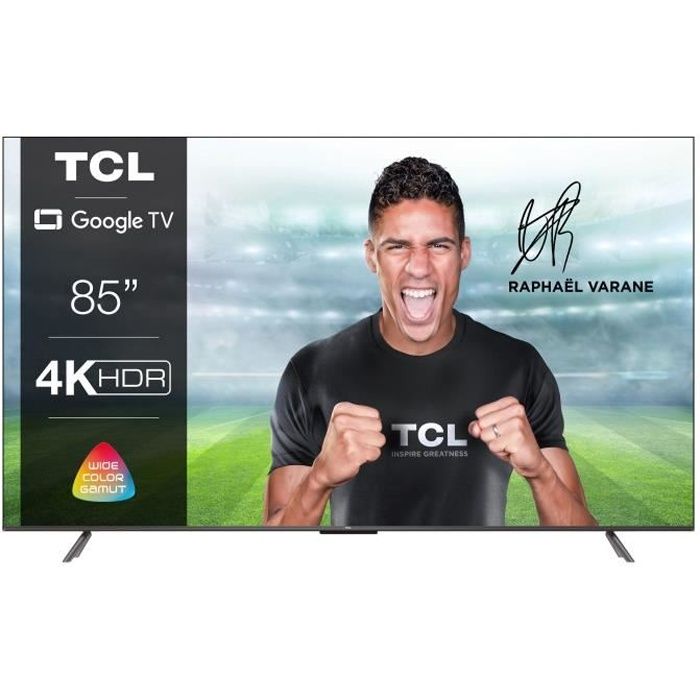 TCL - 85P731 - TV LED - UHD 4K - 85 (215,9 cm) - HDR10, HDR10+, HDR HLG, Dolby Vision et Game Master - Google TV - 3 ports HDMI 2.1