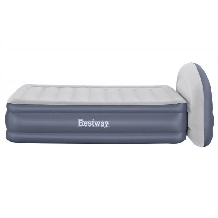 Image secondaire de Matelas Gonflable BESTWAY Queen avec Pompe Électrique et Tête de Lit LoungeLux