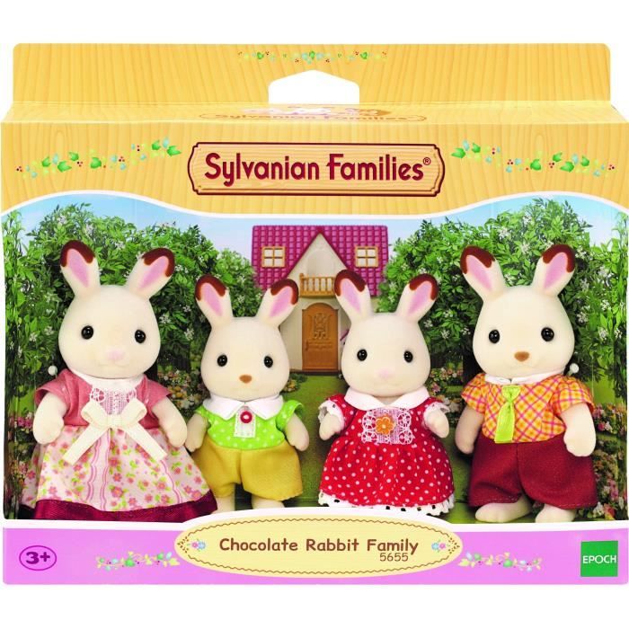 La famille lapin chocolat - SYLVANIAN FAMILIES - 5655 - A partir de 3 ans