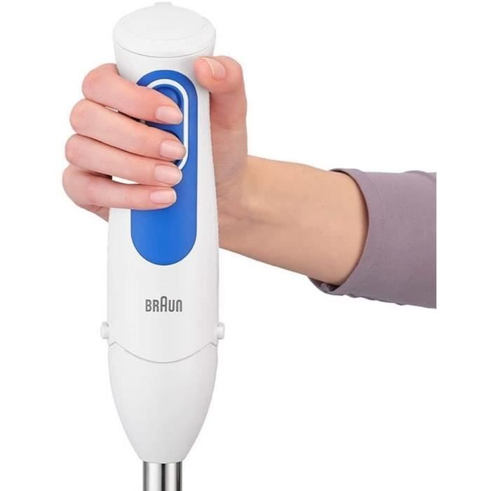 Hand Blender Smoothie Maker White Blue