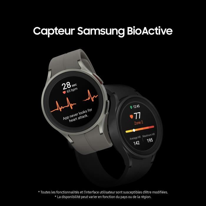 SAMSUNG Galaxy Watch5 Pro Noir 45mm 4G