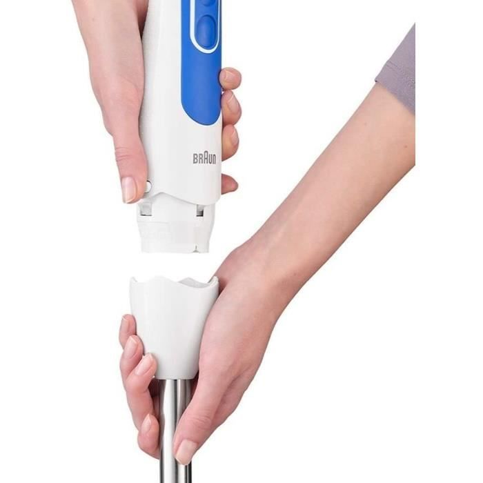 Hand Blender Smoothie Maker White Blue