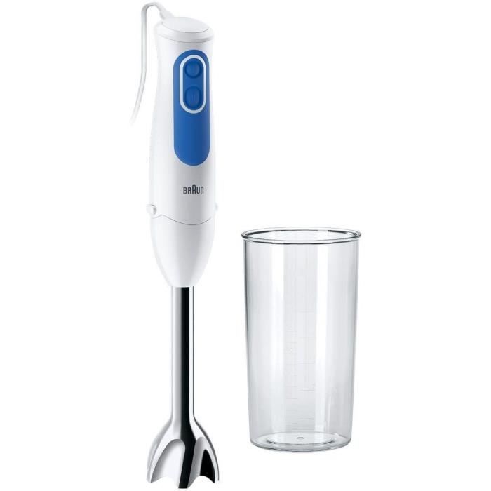 Hand Blender Smoothie Maker White Blue