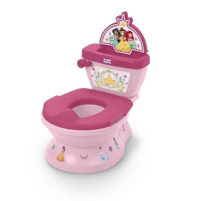 DISNEY BABY - PRINCESSES- Mini toilette avec réducteur de lunette de toilette inclus, 2 en 1, MySize, Pot amovible facile a nett