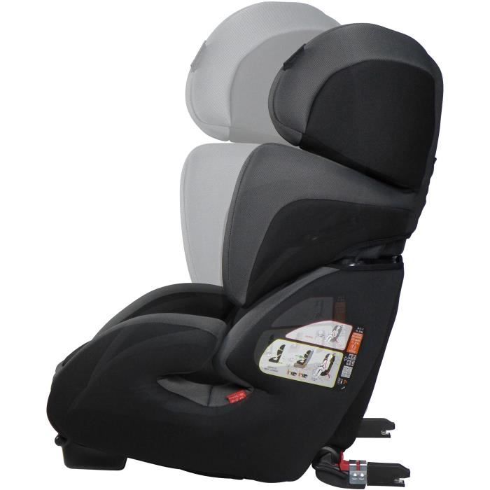 RENOLUX Stepfix 23 Smart Siege Auto - Groupe 2/3 - Total Black