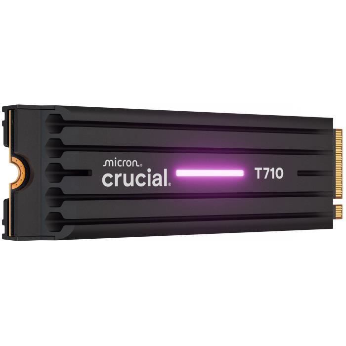 Image secondaire de CRUCIAL - SSD interne - T710 - 4 To - avec dissipateur - PCIe Gen5 NVMe M.2