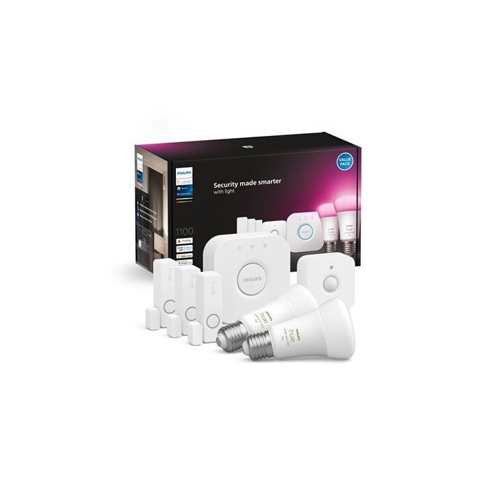 Image secondaire de Ampoules connectées - PHILIPS HUE - E27 - Kit de démarrage - 2 ampoules - Détecteurs de contact