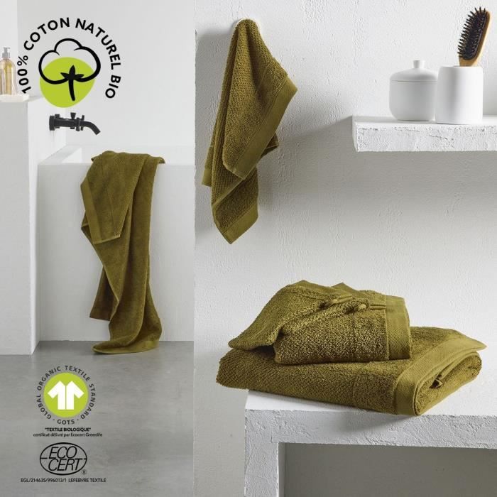 Image secondaire de Drap de bain - TODAY - 70 x 130 cm - Coton - Organic Bronze
