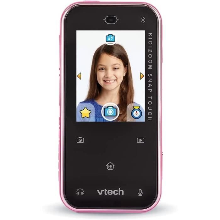VTECH - Kidizoom Snap Touch Rose - Appareil Photo Enfant