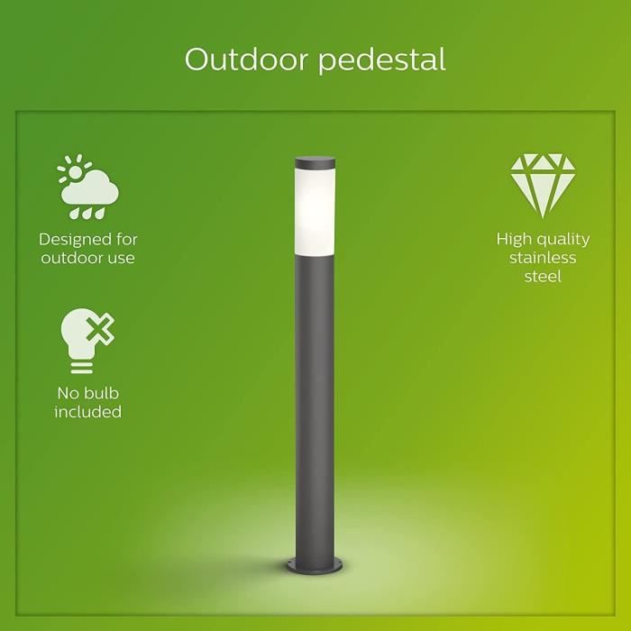 Philips Potelet Utrecht - 20W - Antracite