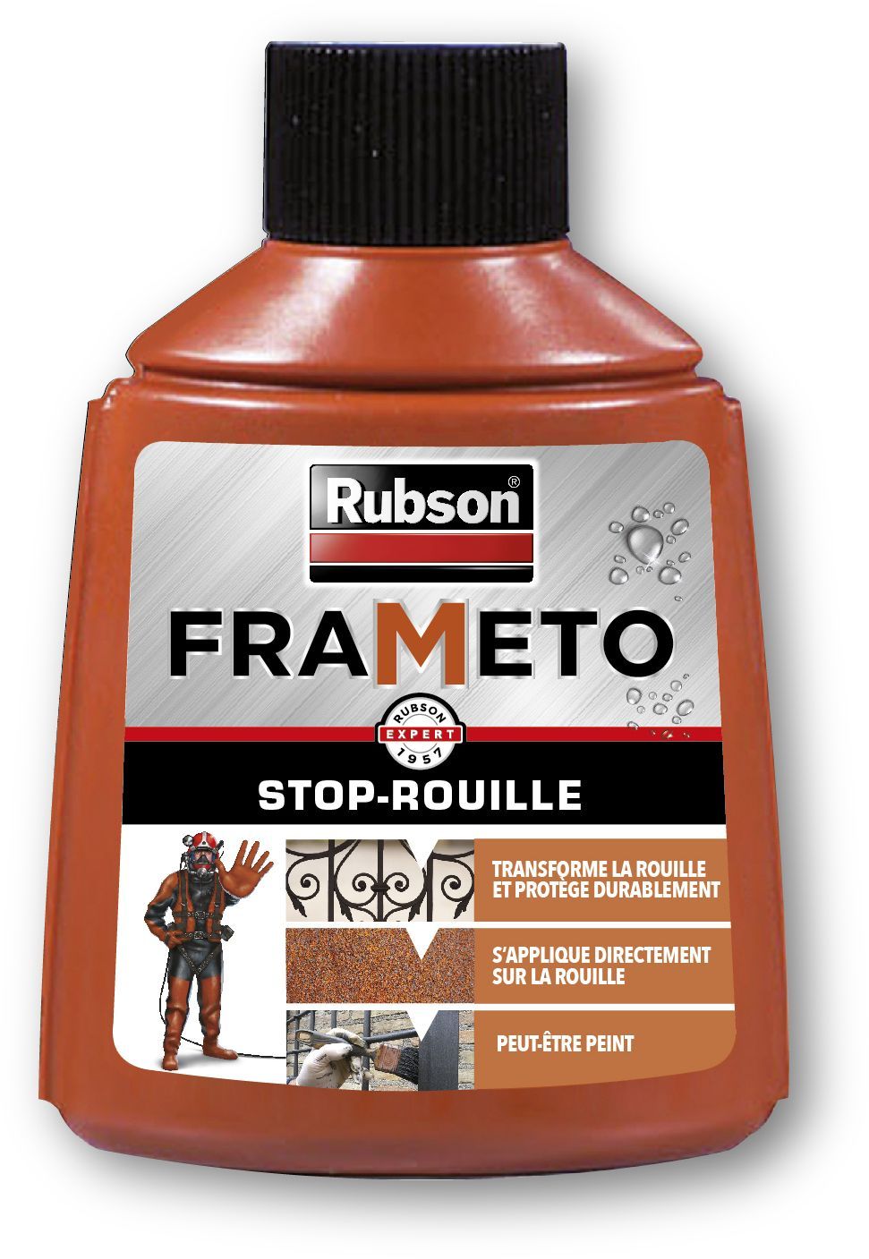 Bidon Anti-Rouille Frameto RUBSON - 90 ml pour Métaux Ferreux