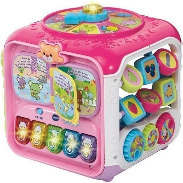 VTECH BABY - Super Cube Des D?couvertes Rose