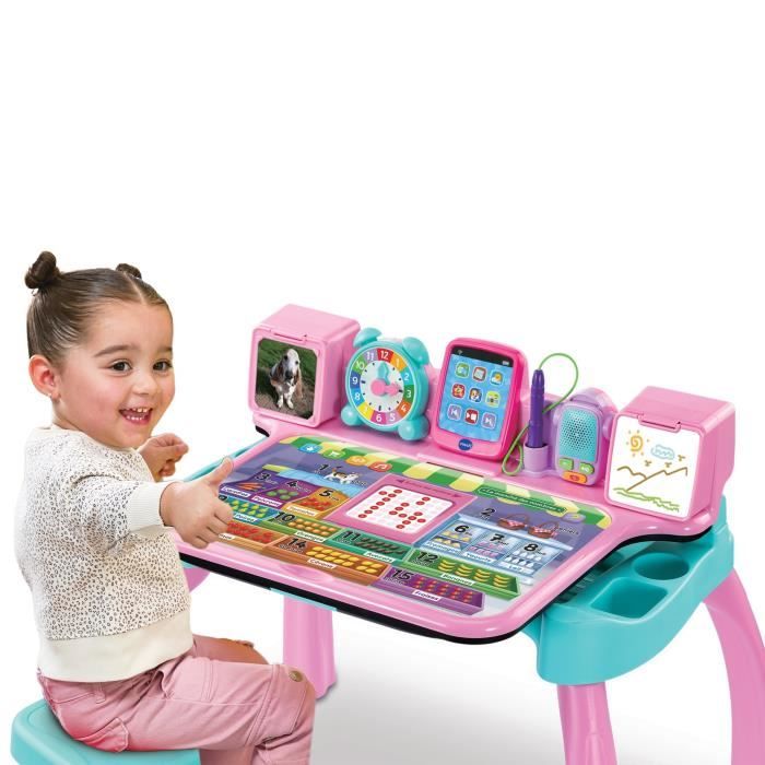 Image secondaire de VTECH - MAGIBUREAU INTERACTIF ET MUSICAL 6 EN 1 ROSE - Rose