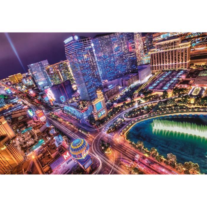 Image secondaire de Puzzle - CLEMENTONI - Las Vegas - 2000 pieces - Images captivantes - Dimensions 97,5 x 66,8 cm