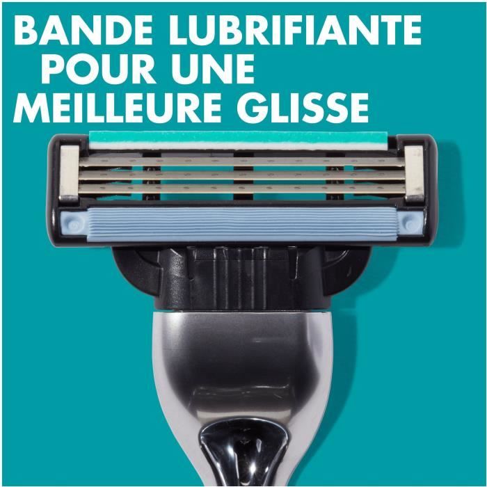 Gillette Mach3 Rasoir et 3 Recharge
