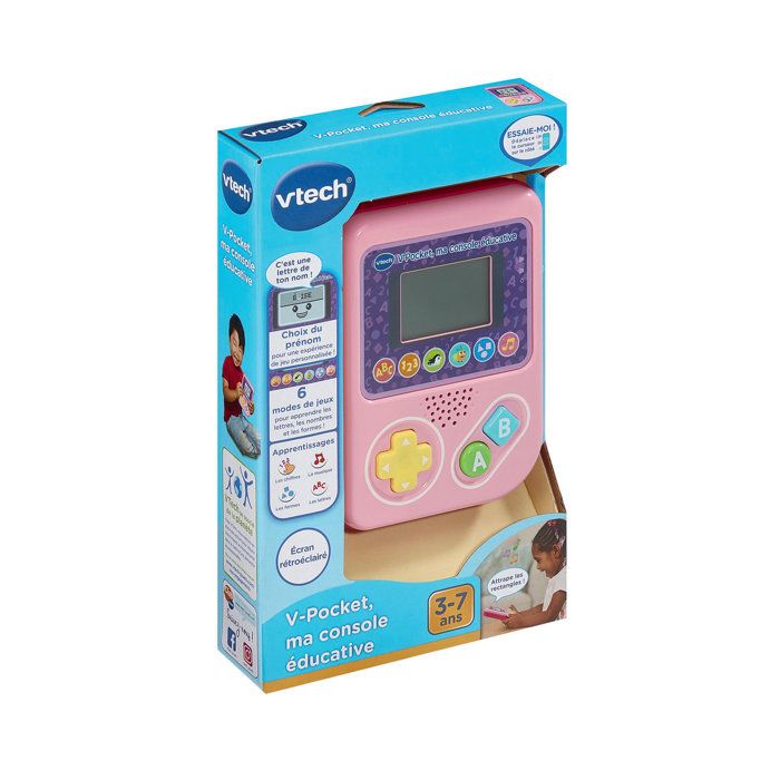 Image secondaire de VTECH V-Pocket Console Éducative Rose pour Enfants