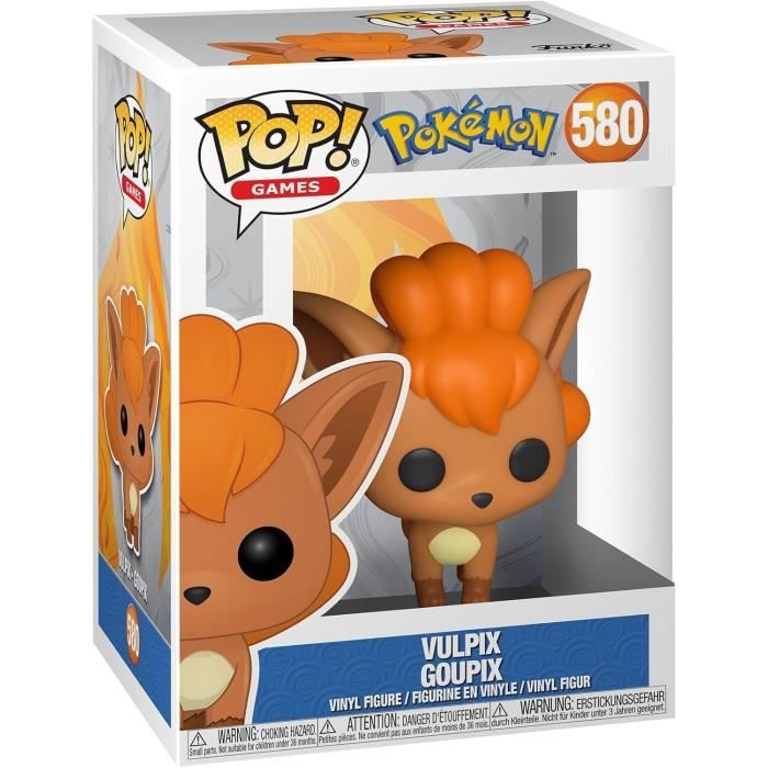 Figurine Funko Pop! Games : Pokémon Goupix 580