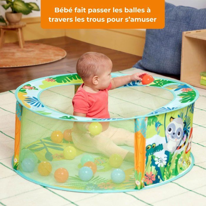 Image secondaire de Piscine à Balles Pliable Rainforest avec Sac de Transport - 20 Balles Incluses